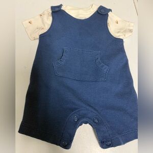 Carter's Boy’s 3 Month Navy and Cream Baby Outfit